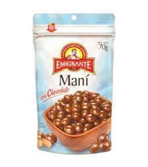 EMIGRANTE MANI C/CHOCOLATE 70G