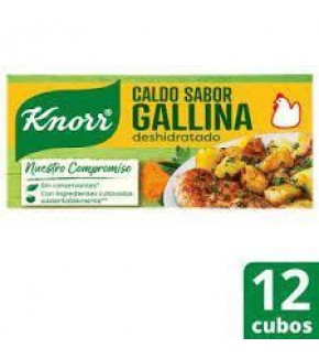 CALDO KNORR GALLINA X 12U