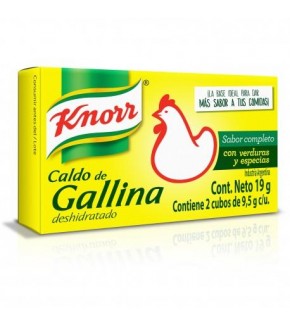 CALDO KNORR GALLINA X2