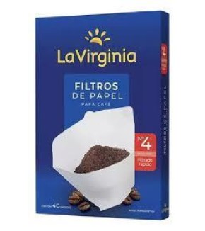 FILTRO DE CAFE Nº 4 LA VIRGINIA