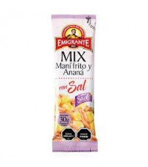 EMIGRANTE MIX MANI C/SAL Y ANANA 30G