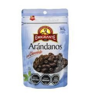EMIGRANTE ARANDANOS C/CHOLATE 100G