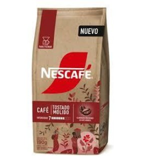 NESCAFE TOSTADO MOLIDO 190G