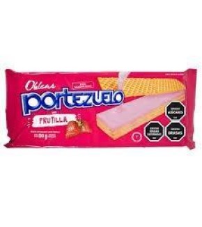 PORTEZUELO OBLEA FRUTILLA 80G