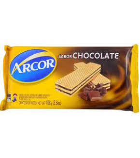 WAFLES ARCOR CHOCOLATE 105 G