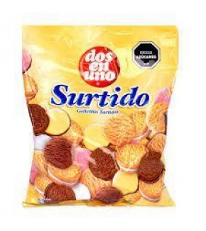 GALLETAS SURTIDAS DOS EN UNO 400 G