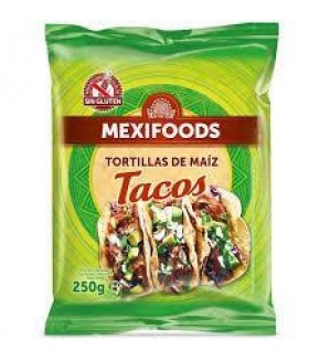 TORTILLAS DE MAIZ MEXIFOODS 250G