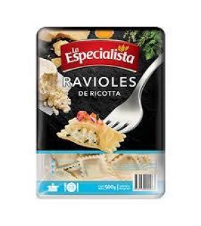 LA ESPECIALISTA RAVIOLES RICOTTA 500G