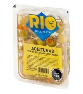 RIO ACEITUNAS VERDES BANDEJA RELL. MORRON 200G