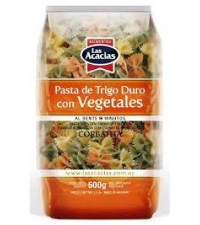 LAS ACACIAS FIDEOS CORBATITA C/ VEGETALES 400G