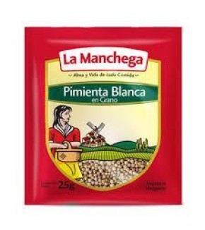 LA MANCHEGA PIMIENTA BLANCA GRANO 25G