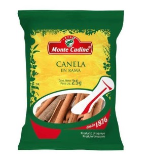 MONTE CUDINE CANELA EN RAMA 25G
