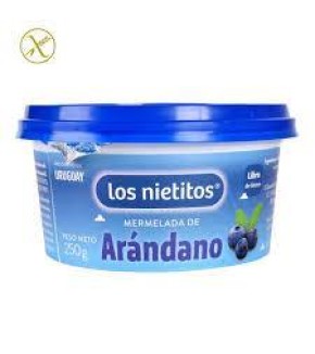 LOS NIETITOS MERMELADA ARANDANOS 250G
