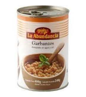 GARBANZOS LA ABUNDANCIA LATA 400G