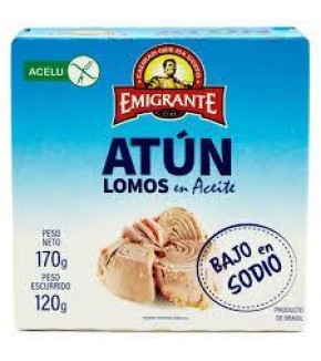 EMIGRANTE LOMOS BAJO EN SODIO ACEITE 170G