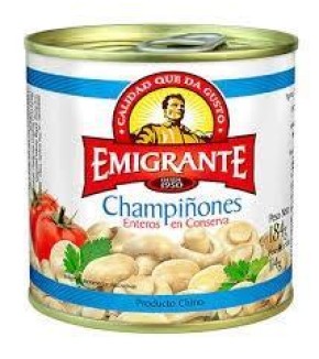 EMIGRANTE CHAMPIGNONES ENTEROS 185G EMIGRANTE CHAMPIGNONES ENTEROS 185G