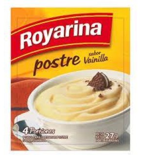 ROYARINA POSTRE VAINILLA 4P