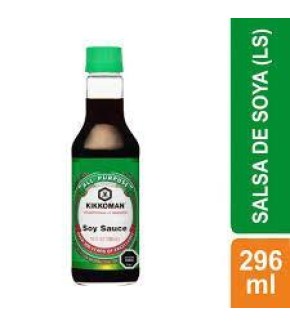 KIKKOMAN SALSA SOJA -38% SODIO 296ML