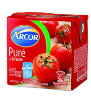 PURE DE TOMATE ARCOR 520G