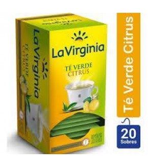 LA VIRGINIA TÉ VERDE CITRUS x20