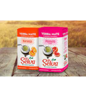 YERBA LA SELVA NARANJA 500 GRS