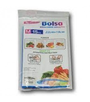 BOLSA ZIP HERMETICA 27X28