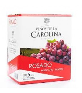 DE LA CAROLINA ROSADO MOSCATEL TANNAT 5 LT