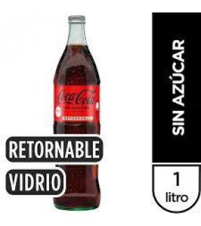 COCA COLA ZERO 1L RET