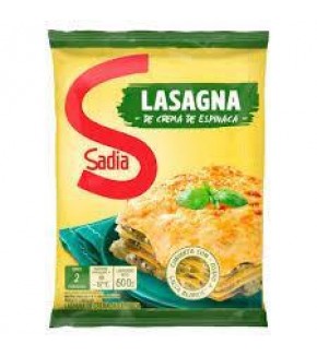 SADIA LASAGNA CREMA DE ESPINACA 600G