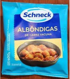 SCHNECK ALBONDIGAS CARNE 400G