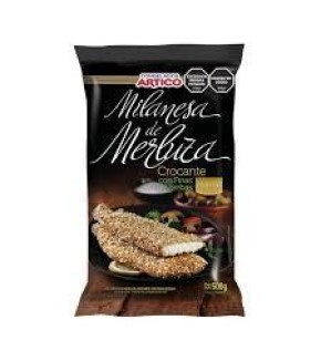 ARTICO MILANESA DE MERLUZA FINAS HIERBA 500G