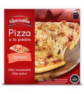 LA ESPECIALISTA PIZZA MUZZA CON JAMON