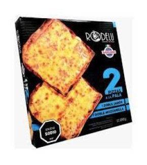 PIZZA MUZZA/JAMON SARUBBI RODELU x2
