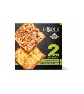 PIZZA MUZZA/PANCETA SARUBBI RODELU x2