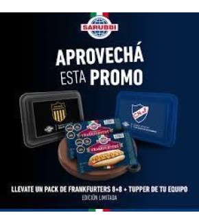 SARUBBI PACK TUPPER PANCHOS 8+4 NACIONAL/PEÑAROL