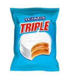 ALFAJOR TRIPLE PORTEZUELO NIEVE 55 GRS