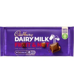 CADBURY FRUIT & NUT 110 GR