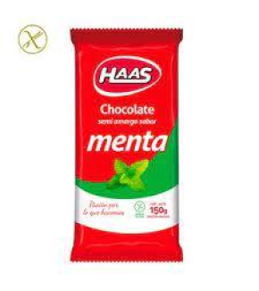 HAAS CHOCOLATE MENTA 150G