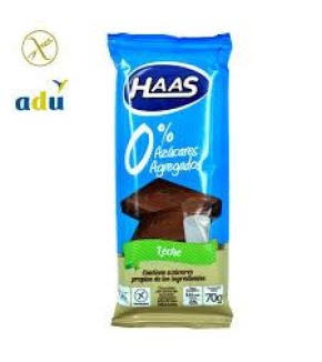 HAAS CHOCOLATES 0% 70G