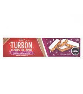 TURRON BLANDO DE MANÍ SABOR CHOCOLATE