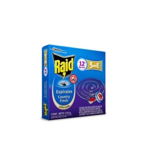ESPIRALES LAVANDA X12 RAID
