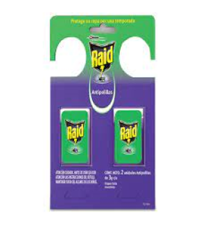 RAID ANTIPOLILLAS PERCHA X 2