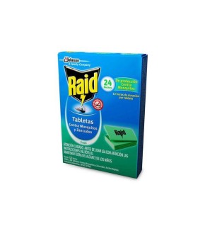 RAID TABLETAS MOSQUITOS x24