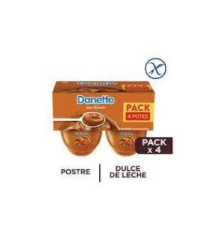 DANETTE PACK X4 DULCE DE LECHE