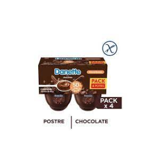 DANETTE PACK X 4 CHOCOLATE