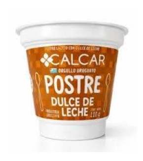 CALCAR POSTRE DULCE DE LECHE 110G