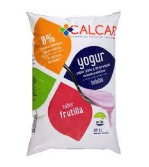 CALCAR YOGUR 0% FRUTILLA 1LT
