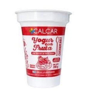 CALCAR YOGURT VASO F. ROJOS 200G