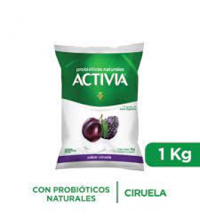YOGUR ACTIVIA CIRUELA 1L