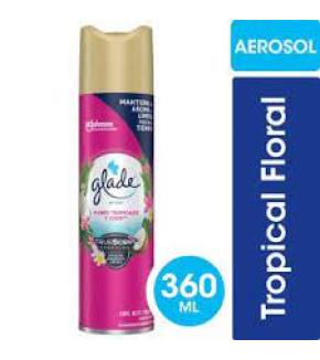 GLADE AERO FLORES TROPICAL FLORAL 360ML